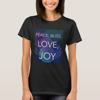 Peace Bliss Kärlek Joy T Shirt