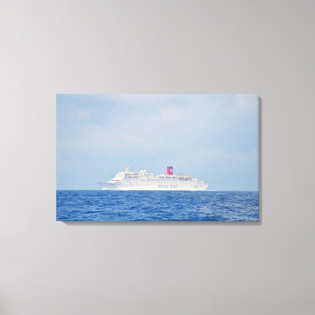 Peace Boat Ocean Dream Canvastryck (Framsida)