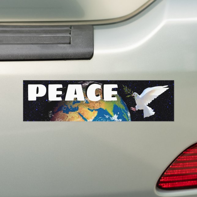 Peace Bumper Sticker Bildekal (På Bil)