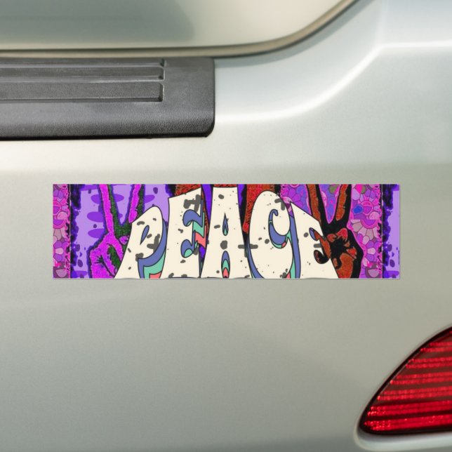 Peace Bumper Sticker Bildekal (På Bil)