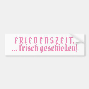Peace Bumper Sticker Bildekal
