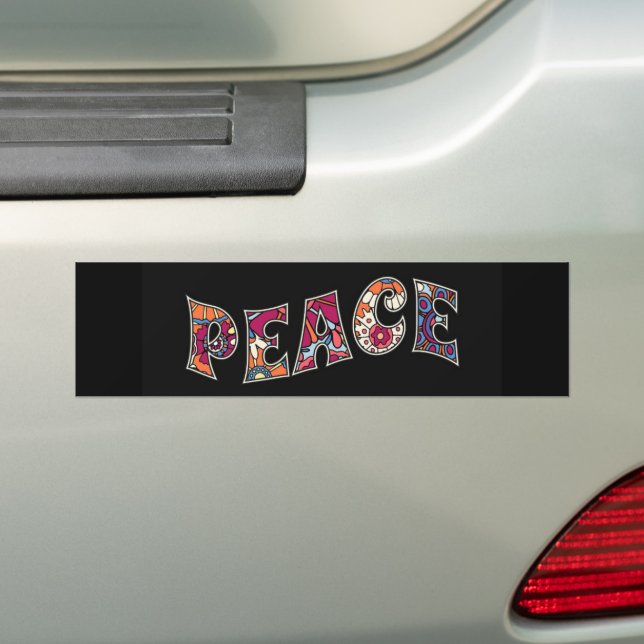 Peace Bumper Sticker Bildekal (På Bil)