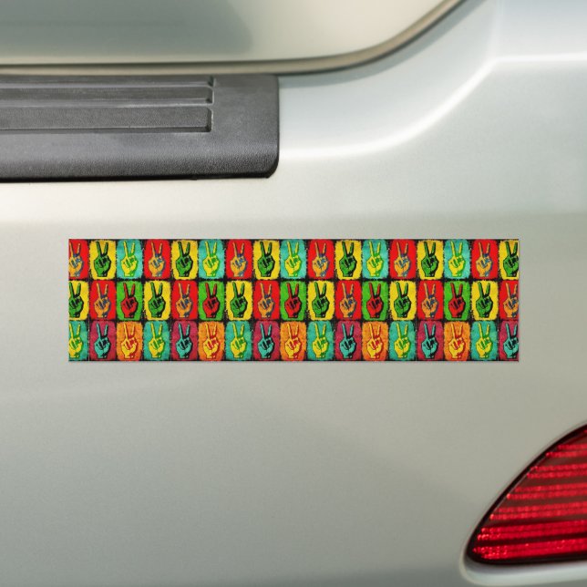 Peace Bumper Sticker Bildekal (På Bil)