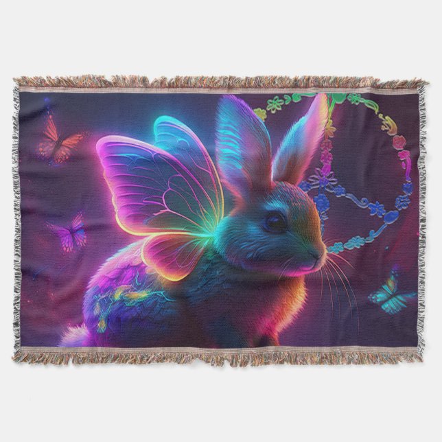 Peace Bunny Filt (Framsidan)