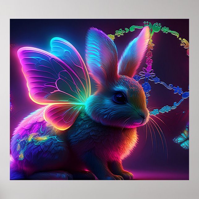 Peace Bunny Poster (Framsidan)