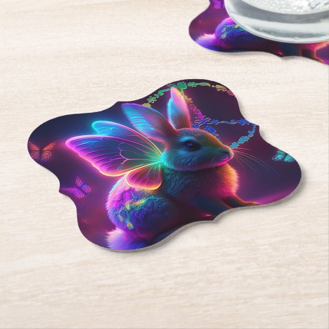 Peace Bunny Underlägg Papper (Vinklad)