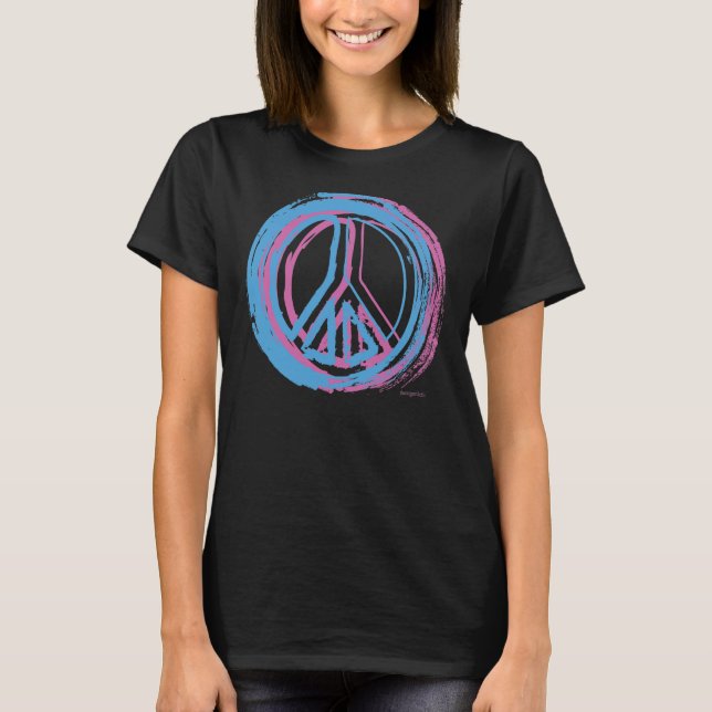 Peace Burnout T-Shirt (Framsida)