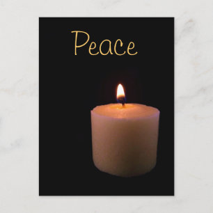 Peace Candle Vykort