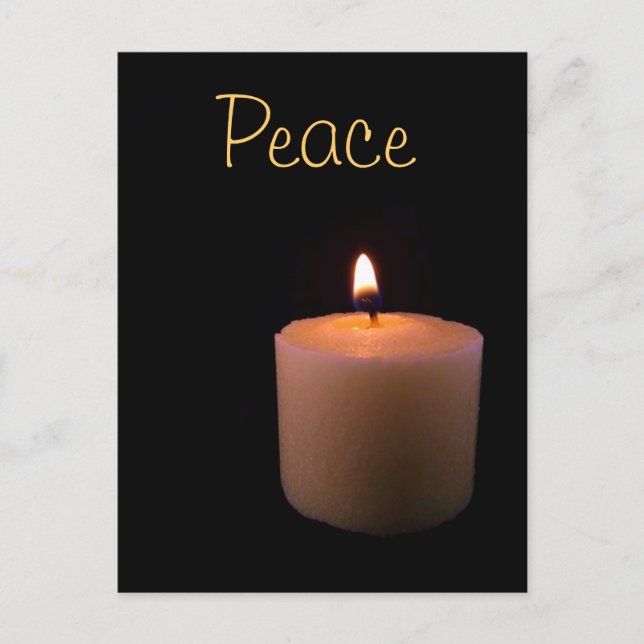 Peace Candle Vykort (Framsida)