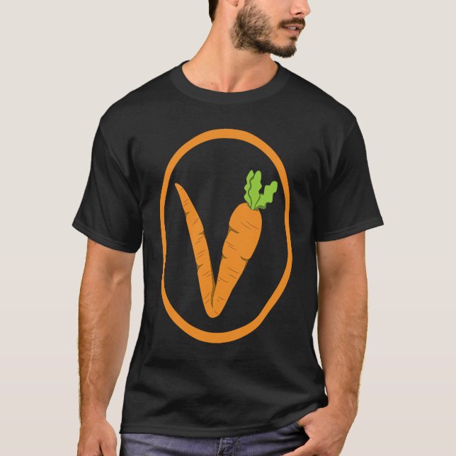 Peace Carrot T Shirt (Framsida)