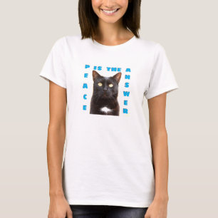 Peace - cat (light) T-Shirt