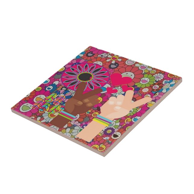 Peace Ceramic TIle Kakelplatta (Sidan)
