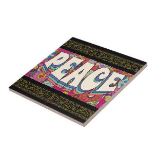 Peace Ceramic TIle Kakelplatta