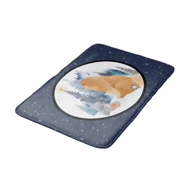 PEACE Chow helgdag MEDIUM låda/badmat Badrumsmatta (Vinklad)