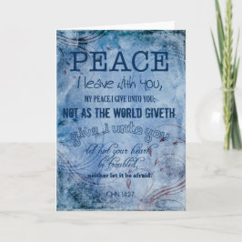 Peace Christian Tack John 14:27 Kort