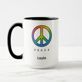 Peace Colorful Unisex Mugg