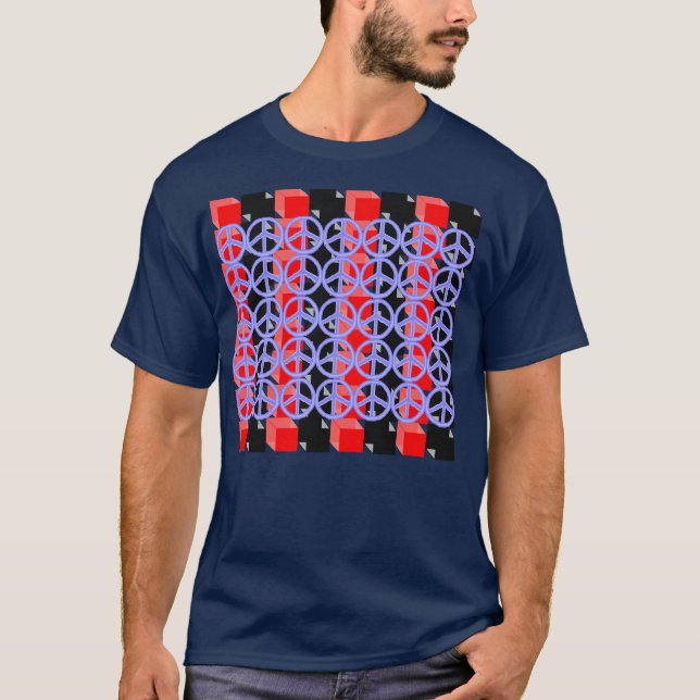 Peace Cubes Shirt Tee (Framsida)