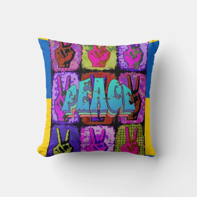Peace Dekorativ kudde (Framsida)