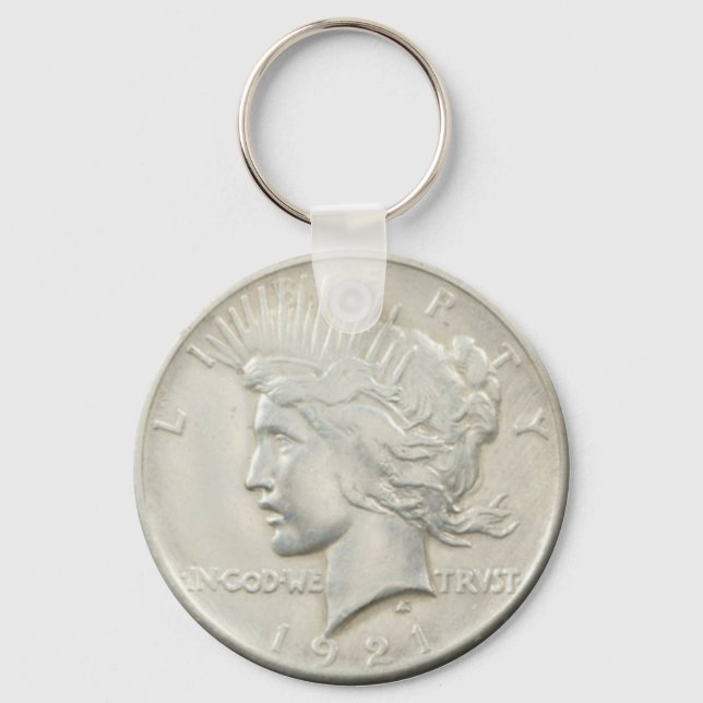 PEACE DOLLAR-KEYCHAIN NYCKELRING (Framsida)