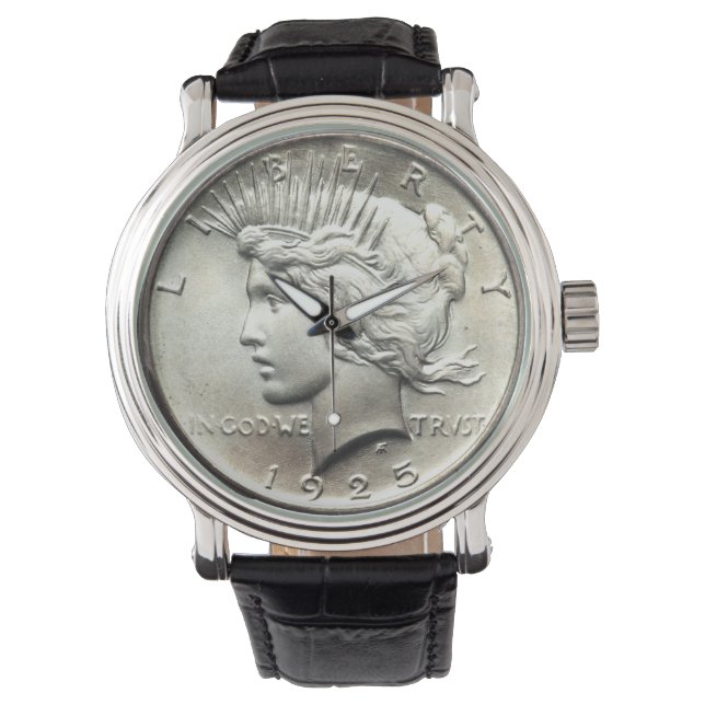 Peace Dollar Watch Armbandsur (Framsida)