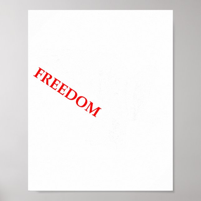 Peace Dom White Dove Says Dom Usa Red Dom Saying  Poster (Framsidan)