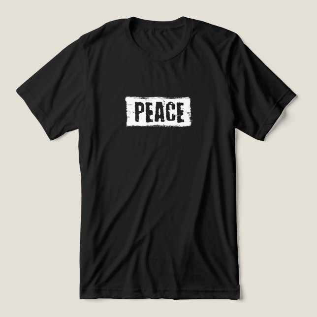Peace Double Sided  T Shirt (Design Framsida)