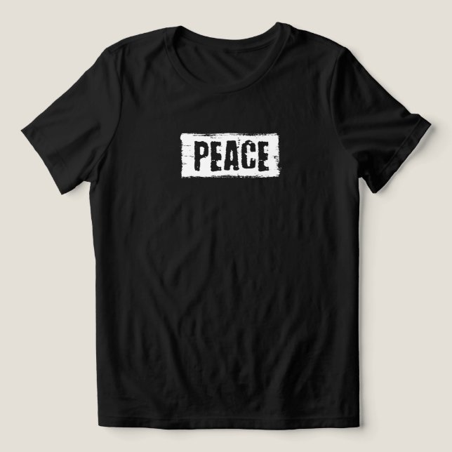 Peace Double Sided  T Shirt (Design Framsida)