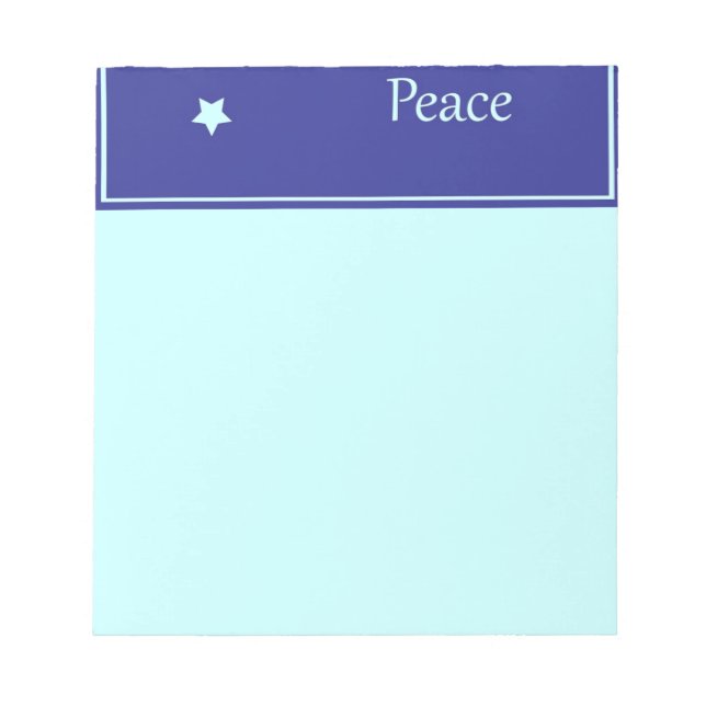 Peace Dove Anteckningsblock (Framsida)