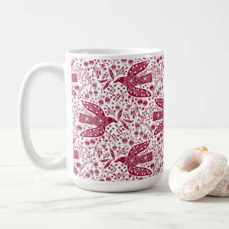 Peace Dove Bird Kaffemugg