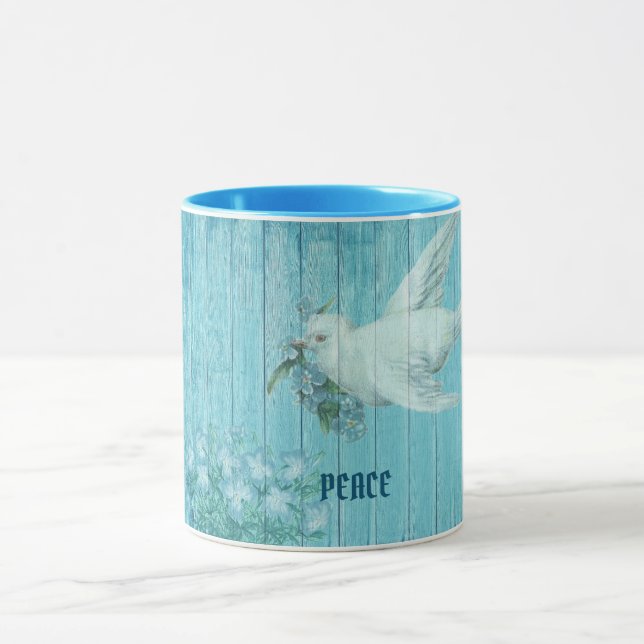 Peace Dove Blue Mugg (Center)
