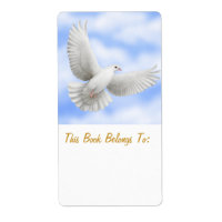 Peace Dove Bookplate
