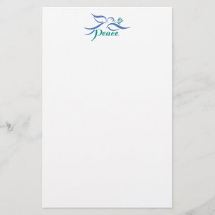 Peace Dove Brevpapper