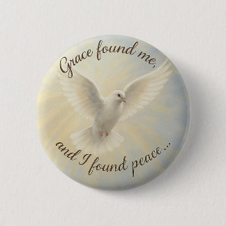 Peace Dove Custom Button Design... Knapp