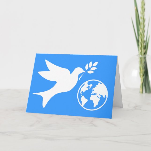 Peace Dove Helgkort (Framsida)