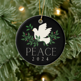 Peace Dove-julens Helgdag Ornament