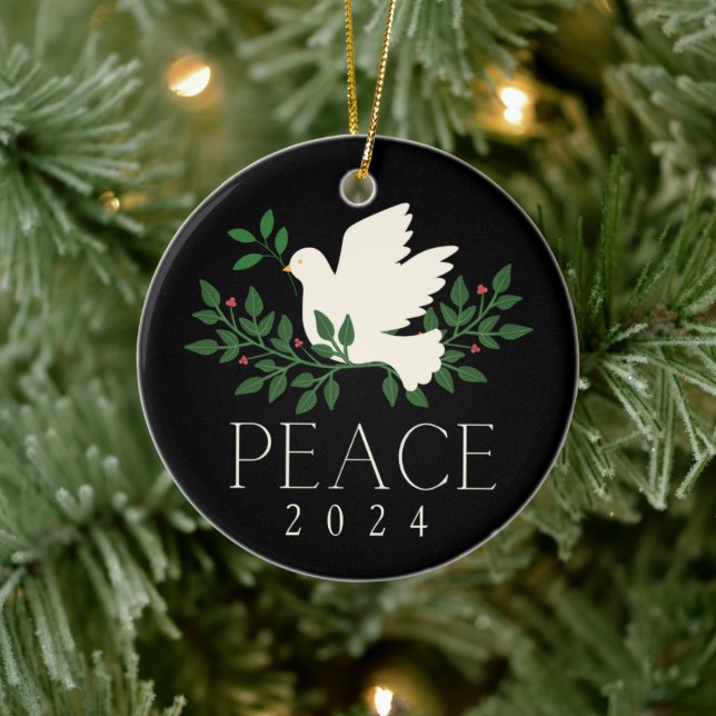 Peace Dove-julens Helgdag Ornament (Träd)