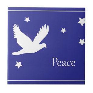 Peace Dove Kakelplatta