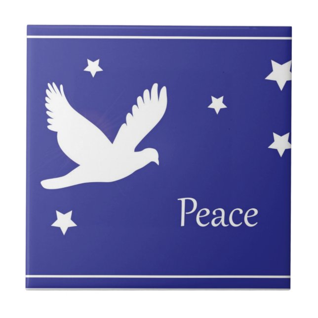 Peace Dove Kakelplatta (Framsidan)