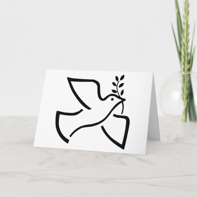 Peace Dove Kort (Framsida)