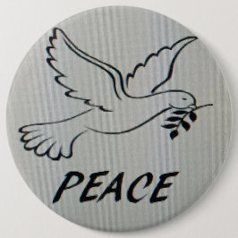 Peace Dove Logo Button Knapp