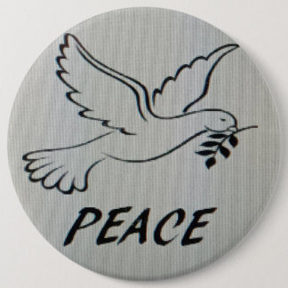 Peace Dove Logo Button Knapp