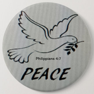 Peace Dove Logo Button Knapp