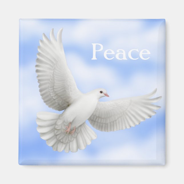 Peace Dove Magnet (Framsidan)