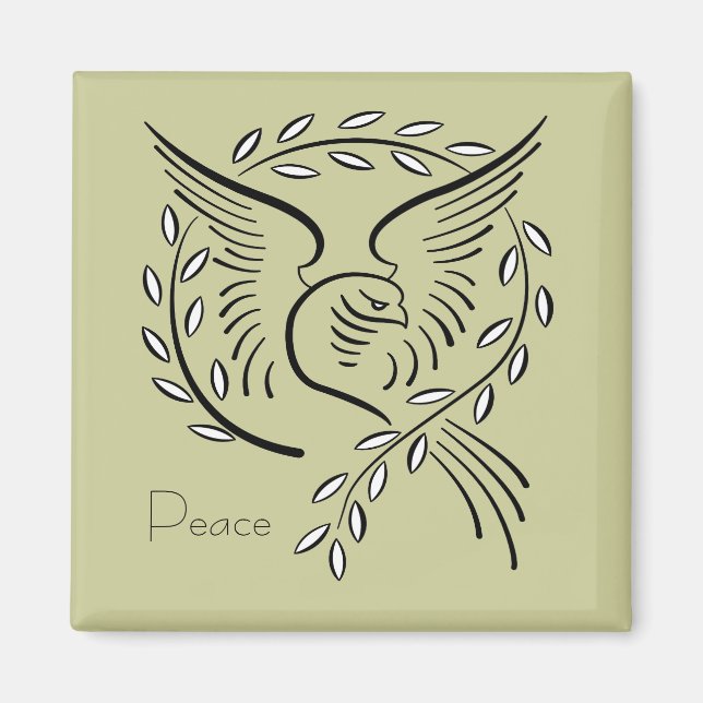 Peace Dove Magnet (Framsidan)