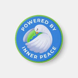 Peace Dove Magnet med Inner Peace-kraft