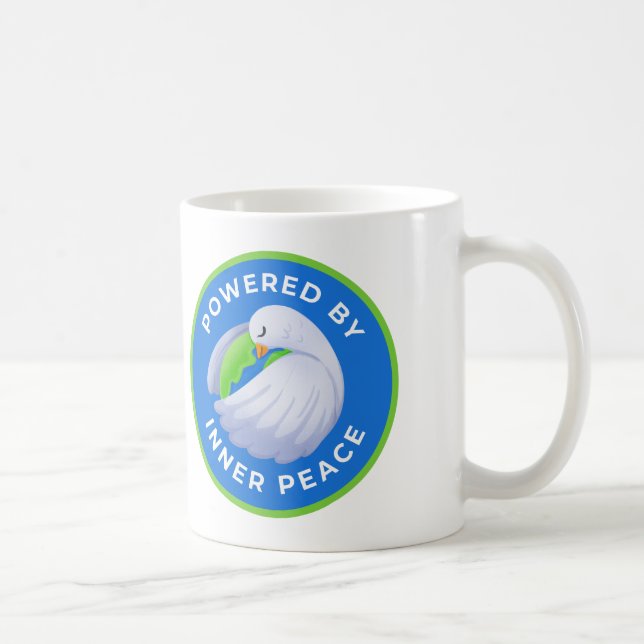 Peace Dove Mugg - med Inner Peace-kraft (Höger)