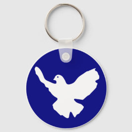 Peace Dove Nyckelring