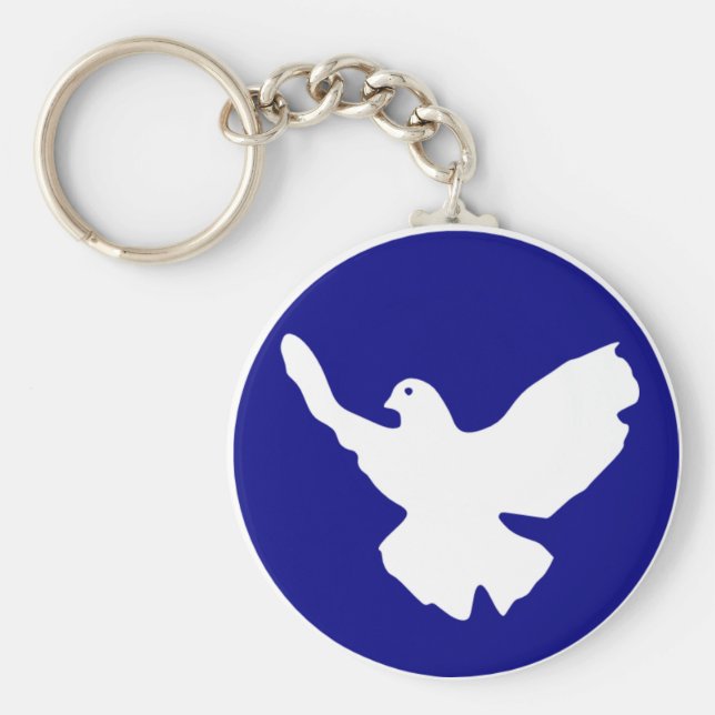 Peace Dove Nyckelring (Framsidan)