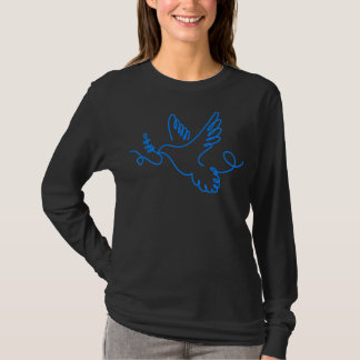 Peace Dove One Lineart Fredstecken Dove Peace T Shirt