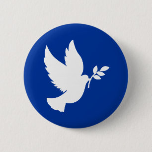 Peace Dove Silhouette Knapp